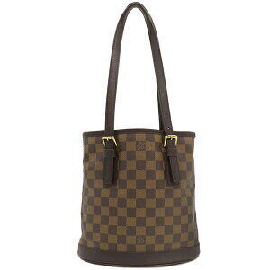 Louis Vuitton Mare Damier Canvas Tote Bag Brown Pouch